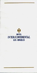 Hotel Intercontinental paper towel