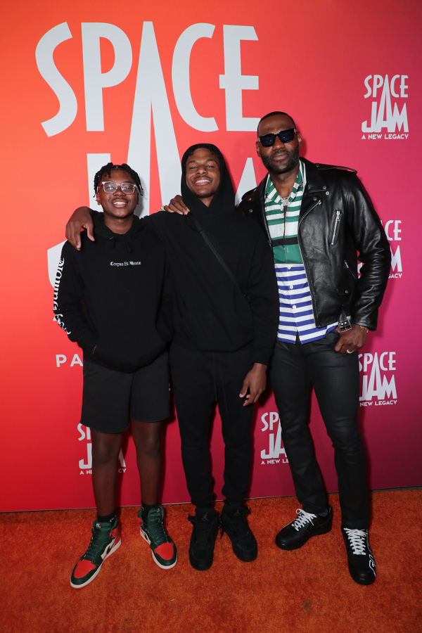 Bryce James, Bronny James, LeBron James
